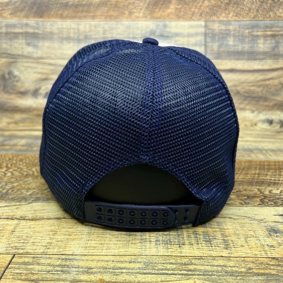 Tesla Band Mens Trucker Hat Navy Snapback 80s Rock N Roll Band Baseball Cap - Picture 5 of 8